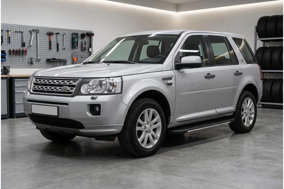 Land Rover Freelander II 2006–2014 Bosphorus Grey zijsteps (set van 2, aluminium) Image