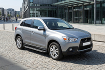 Mitsubishi ASX 2010–2023 Bosphorus Grey zijsteps (set van 2, aluminium) foto 1
