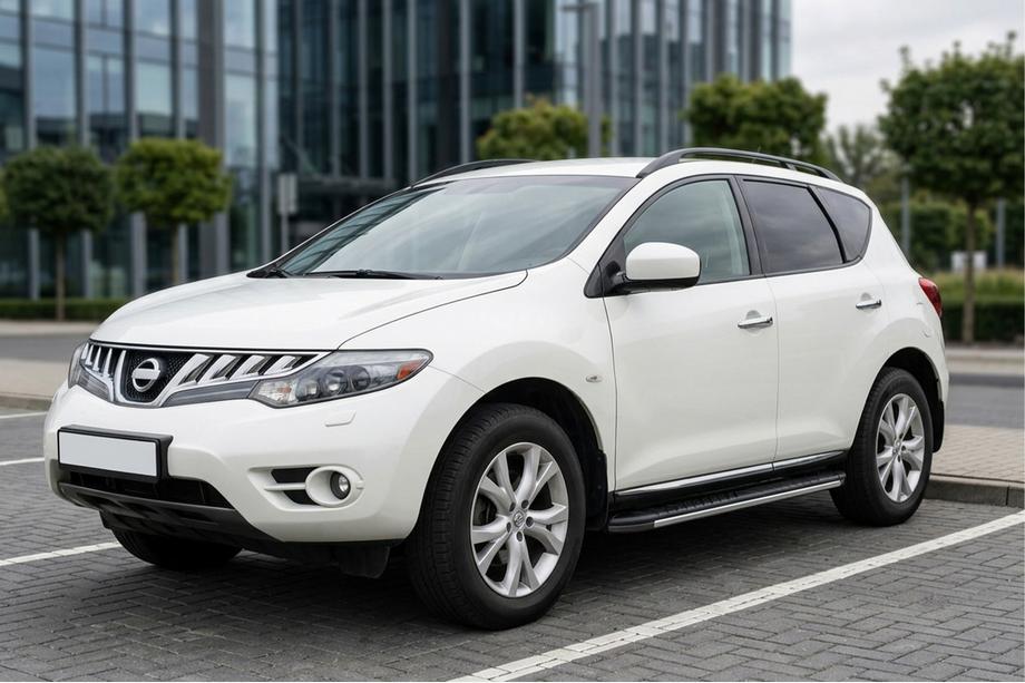 Nissan Murano 2008–2014 Bosphorus Grey zijsteps (set van 2, aluminium) Image
