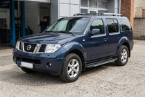 Nissan Pathfinder R51 2005–2014 Bosphorus Grey zijsteps (set van 2, aluminium) foto 1
