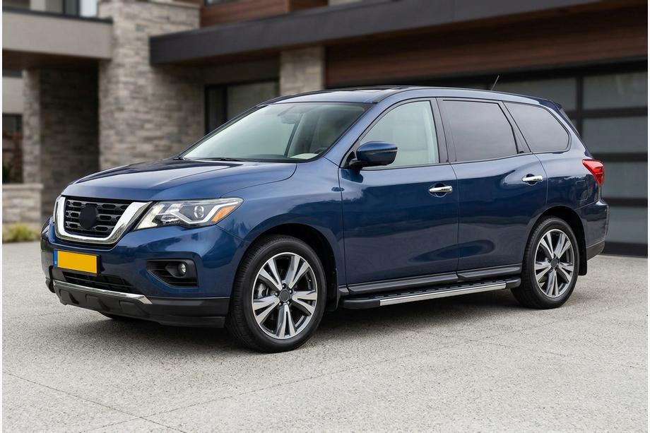 Nissan Pathfinder R52 2012–2021 Duru zijtreden (set van 2, aluminium) Foto 1