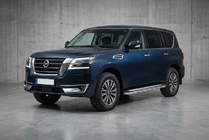 Nissan Patrol Y62 2010–2024 Zijtreden Maydos V2 (2 st., aluminium/RVS) foto 1