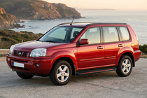 Nissan X-trail T30 2002–2007 Side steps Maya Red (2 stuks, aluminium) foto 1