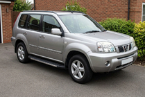 Nissan X-trail T30 2002–2007 Duru zijtreden (set van 2, aluminium) foto 1