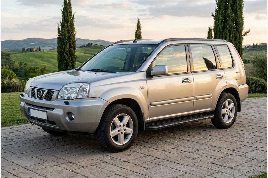 Nissan X-trail T30 2002–2007 Bosphorus Black side steps (2 stuks, aluminium) Image