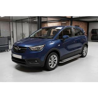 Zijtreden Maydos V2 (2 st., aluminium/RVS) Opel Crossland X 2017–2024 foto 1
