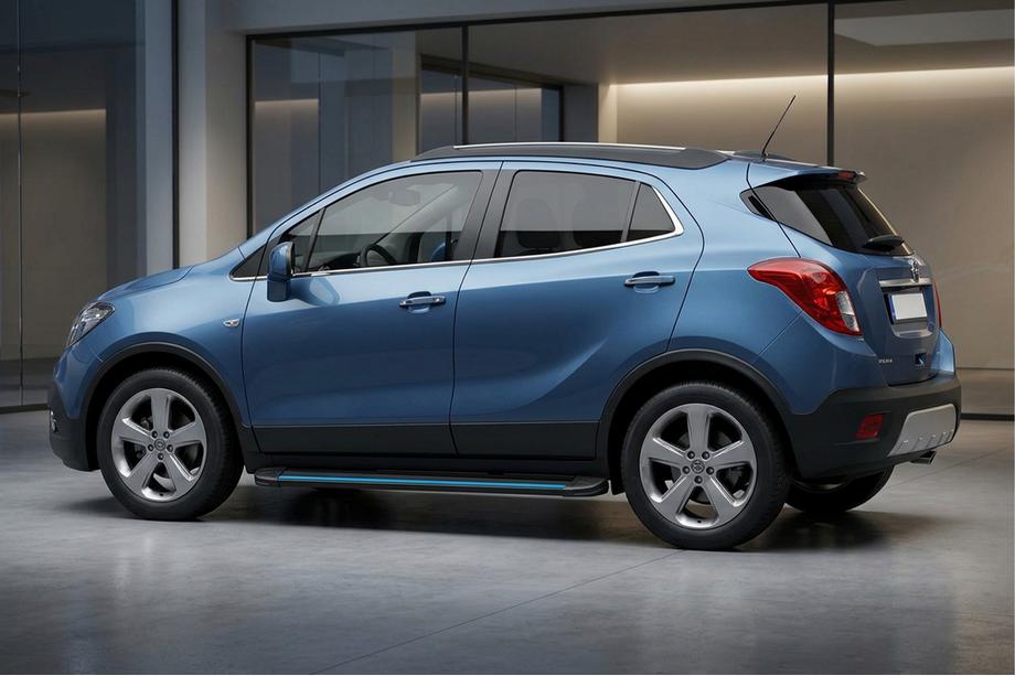 Opel Mokka 2012–2021 Maya Blue sidesteps (2 stuks, aluminium) Image