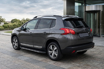 Peugeot 3008 2008–2016 Bosphorus Grey zijsteps (set van 2, aluminium) 2014-2016 foto 1