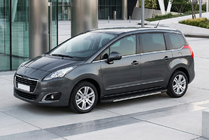 Peugeot 5008 2009–2016 Bosphorus Grey zijsteps (set van 2, aluminium) foto 1