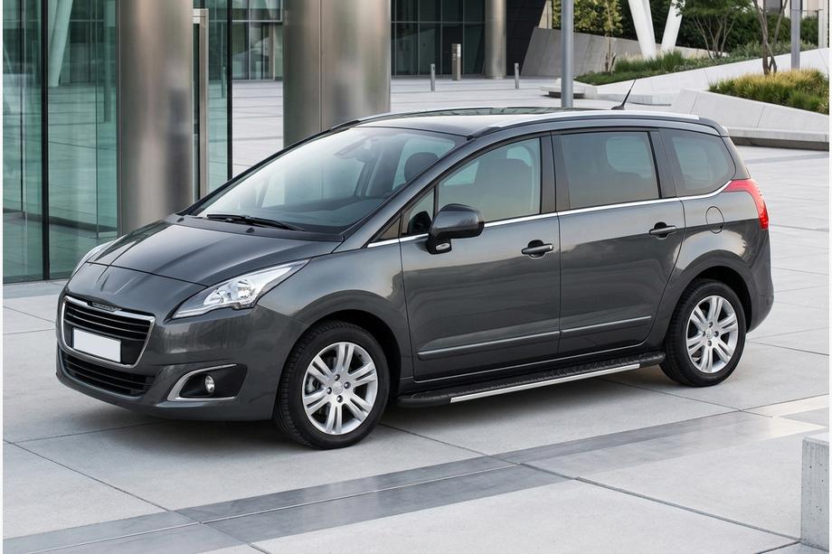 Peugeot 5008 2009–2016 Bosphorus Grey zijsteps (set van 2, aluminium) Image