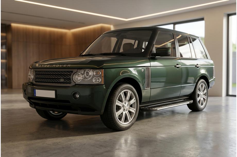 Range Rover III L322 2002–2012 Side steps Bosphorus Grey (set van 2, aluminium) Image