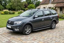 Renault Logan MCV 2013–2022 Bosphorus Grey zijsteps (set van 2, aluminium) foto 1