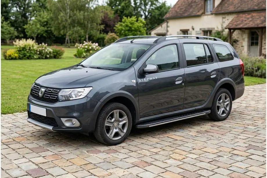Renault Logan MCV 2013–2022 Bosphorus Grey zijsteps (set van 2, aluminium) Image