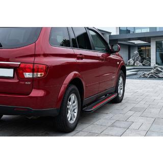 Side steps Maya Red (2 stuks, aluminium) SsangYong Kyron 2005–2014 foto 1
