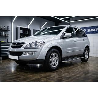 Zijtreden Maydos V2 (2 st., aluminium/RVS) SsangYong Kyron 2005–2014 foto 1