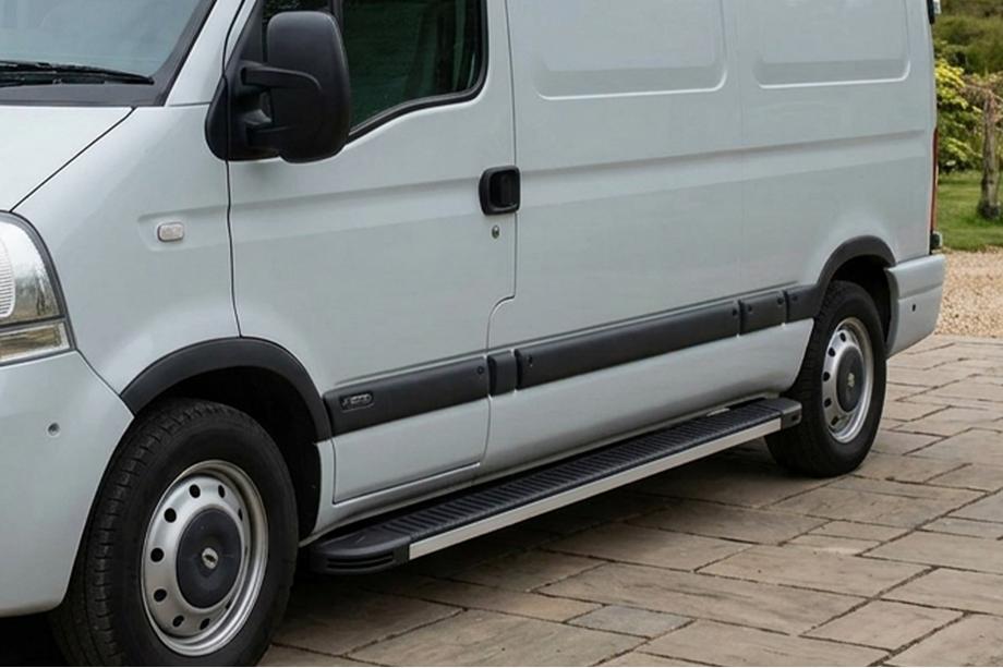 Renault Master 1998–2010 Side steps Maya V1 (2 stuks, aluminium) Image