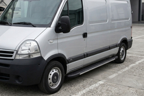 Renault Master 1998–2010 Bosphorus Grey zijsteps (set van 2, aluminium) foto 1