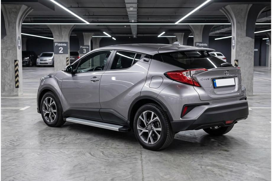 Toyota C-HR 2016–2023 Zijtreden Maya V2 (set van 2, aluminium) Foto 1