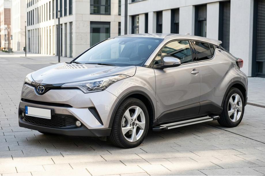Toyota C-HR 2016–2023 Rainbow side steps (2 stuks, aluminium) Image
