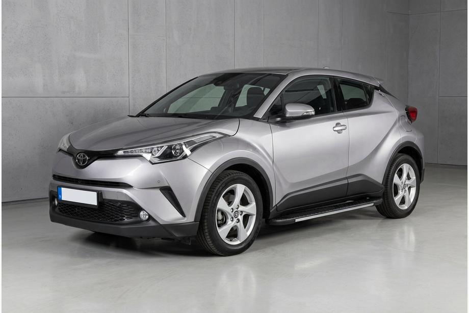 Toyota C-HR 2016–2023 Bosphorus Grey zijsteps (set van 2, aluminium) Image