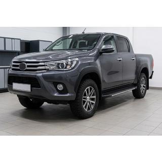 Bosphorus Grey zijsteps (set van 2, aluminium) Toyota Hilux 2015– foto 1