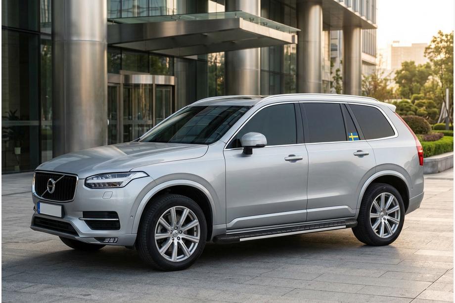 Volvo XC90 2015– Bosphorus Grey zijsteps (set van 2, aluminium) Image