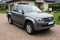 Volkswagen Amarok 2010–2022 Bosphorus Grey zijsteps (set van 2, aluminium) foto 1