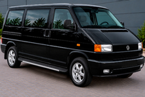 Volkswagen T4 Transporter 1990–2003 Bosphorus Grey zijsteps (set van 2, aluminium) Korte wielbasis foto 1