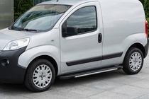 Fiat Fiorino/Qubo 2008–2024 Bosphorus Grey zijsteps (set van 2, aluminium) foto 1