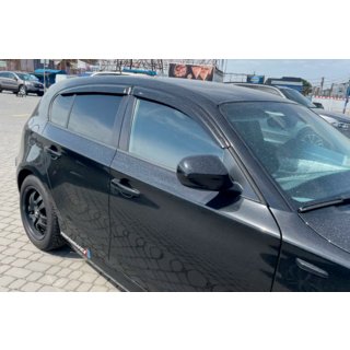 Raamdeflectoren (4 stuks, HIC) BMW 1 Serie E81/E82/E87/E88 2004–2011 foto 3