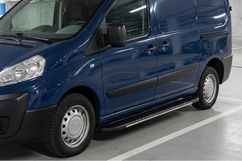Citroen Jumpy 2007–2017 Zijtreden Bosphorus Grey (2 stuks, aluminium) Image