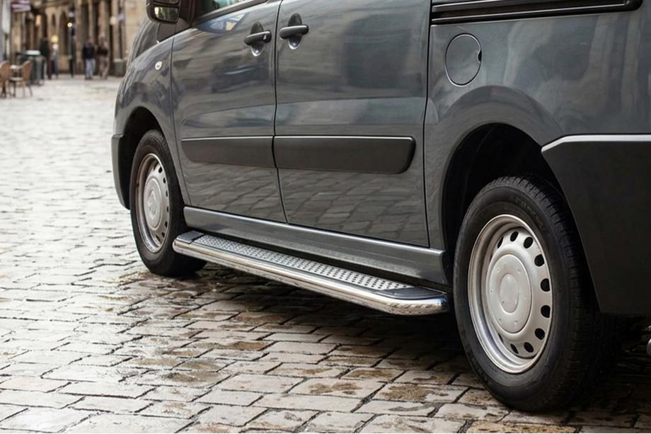 Citroen Jumpy 2007–2017 Zijtreden Maydos V2 (2 st., aluminium/RVS) Image