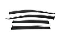 Honda CRV 2017–2022 Raamdeflectors met chroomstrip (4 stuks, HIC) foto 7