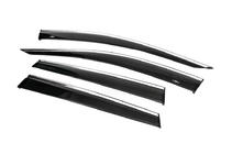 Honda CRV 2017–2022 Raamdeflectors met chroomstrip (4 stuks, HIC) foto 9