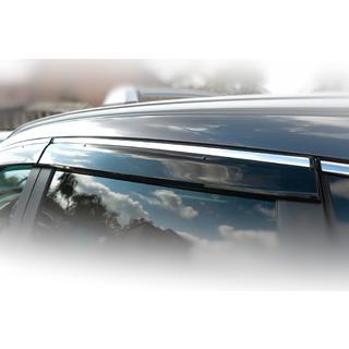 Raamdeflectors met chroomstrip (4 stuks, HIC) Honda CRV 2017–2022 foto 2