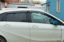 Mercedes B-klasse W246 2011–2018 Raamdeflectoren (4 stuks, HIC) foto 4