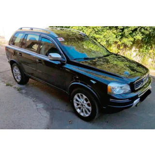 Raamdeflectors met chroomstrip (4 stuks, HIC) Volvo XC90 2002–2014 foto 1