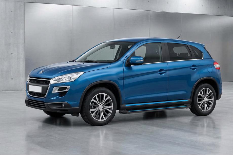 Peugeot 4008 2012–2017 Maya Blue sidesteps (2 stuks, aluminium) Image