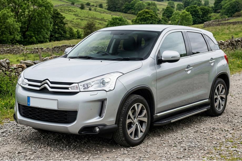 Citroen C-4 Aircross 2012–2017 Bosphorus Grey zijsteps (set van 2, aluminium) Image