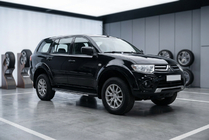 Mitsubishi Pajero Sport 2008–2015 Bosphorus Grey zijsteps (set van 2, aluminium) foto 1