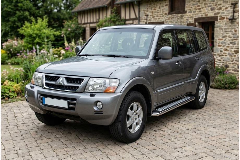 Mitsubishi Pajero Wagon III 1999–2006 Zijtreden Maydos V2 (2 st., aluminium/RVS) Image