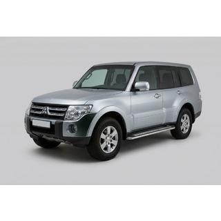 Zijtreden Maydos V2 (2 st., aluminium/RVS) Mitsubishi Pajero Wagon IV 2006–2021 foto 4