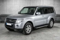 Mitsubishi Pajero Wagon IV 2006–2021 Side steps Maya V1 (2 stuks, aluminium) foto 1