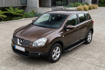 Nissan Qashqai 2007–2010 Bosphorus Grey zijsteps (set van 2, aluminium) foto 1