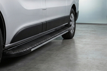 Renault Trafic 2015– Bosphorus Grey zijsteps (set van 2, aluminium) foto 1