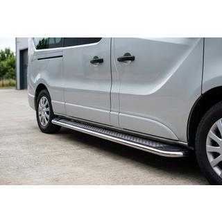 Zijtreden Maydos V2 (2 st., aluminium/RVS) Nissan Primastar 2002–2014 foto 1