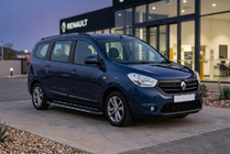 Dacia Lodgy 2012–2022 Bosphorus Grey zijsteps (set van 2, aluminium) foto 1