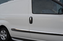 Fiat Fiorino/Qubo 2008–2024 Chroom deurgreep coverset (4-delig, RVS) Carmos - Turks staal foto 9