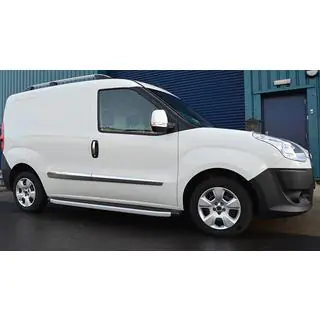 Chroom deurgreep coverset (4-delig, RVS) foto 2