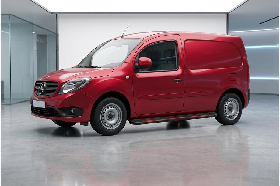 Mercedes Citan 2013–2021 Side steps Maya Red (2 stuks, aluminium) Image